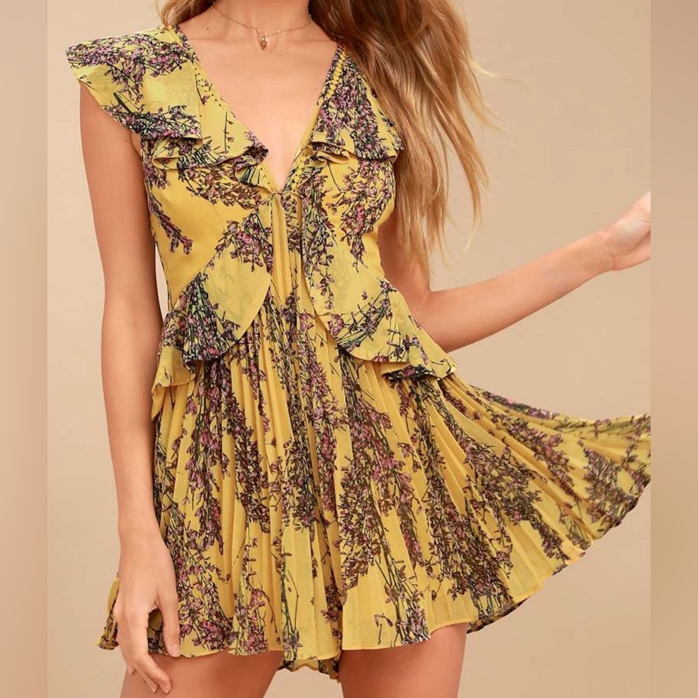 Keepsake the Label Yellow Mini Dress